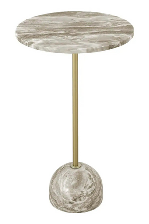 Marble Pedestal End Table | OROA Kobe | Oroa.com