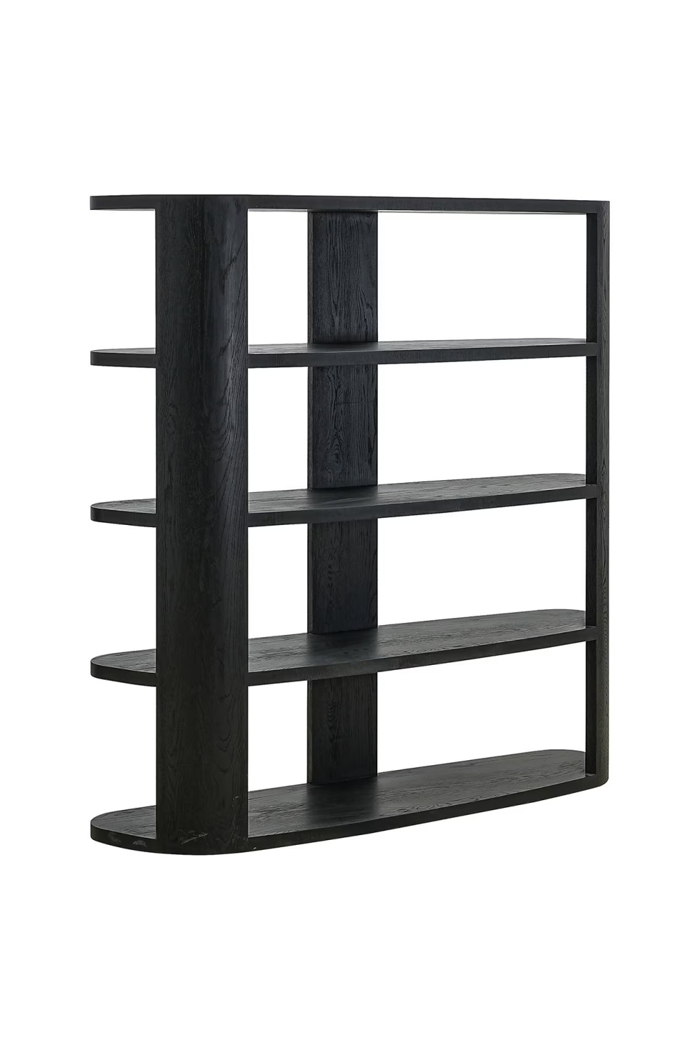 Black 3-Shelf Display Cabinet | OROA Navarino | Oroatrade.com