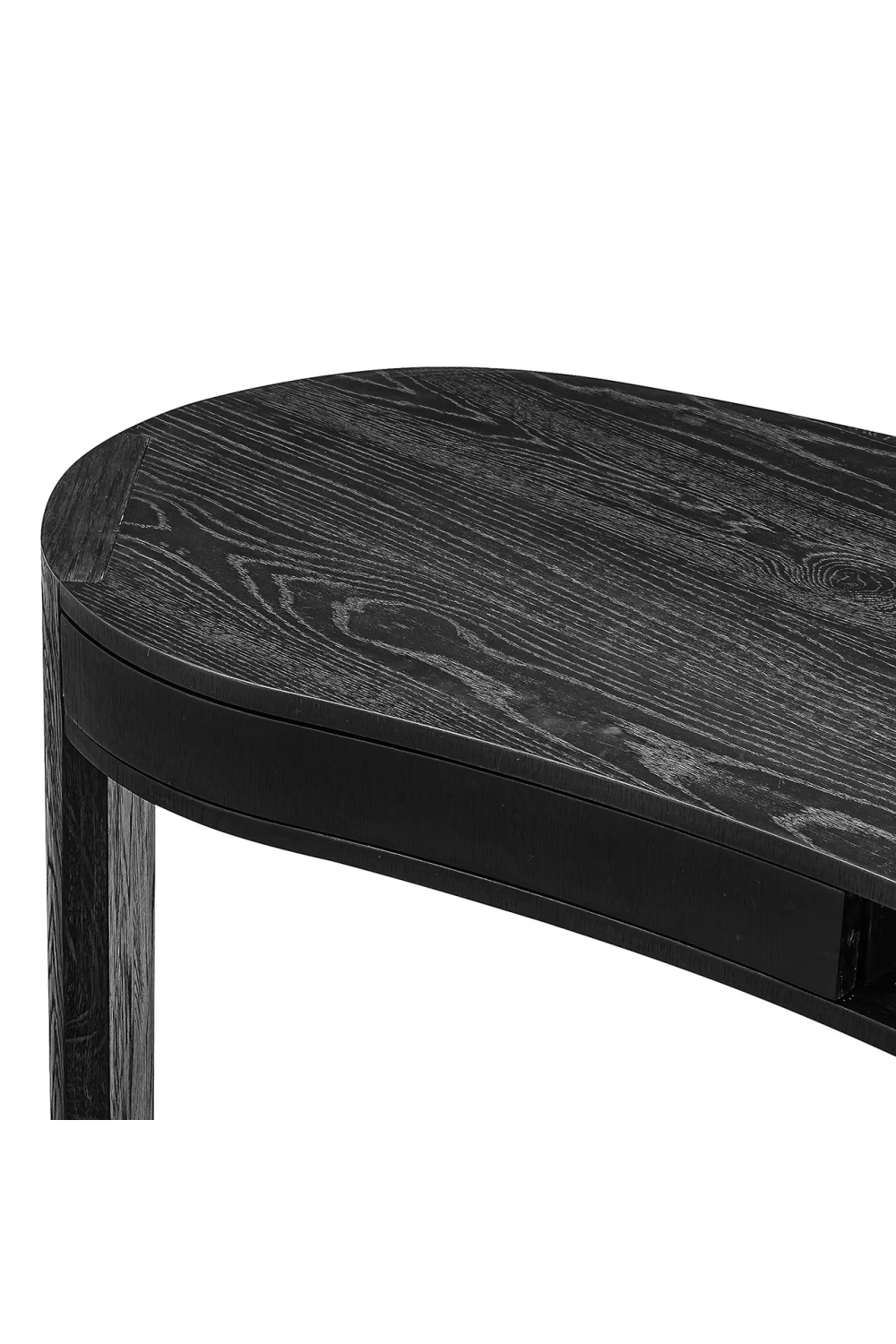 Black Organic Shape Desk | Richmond Interiors Navarino | Oroa.com