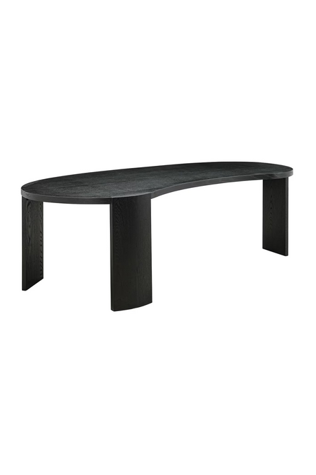 Black Organic Shape Dining Table | Richmond Interiors Navarino | Oroa.com