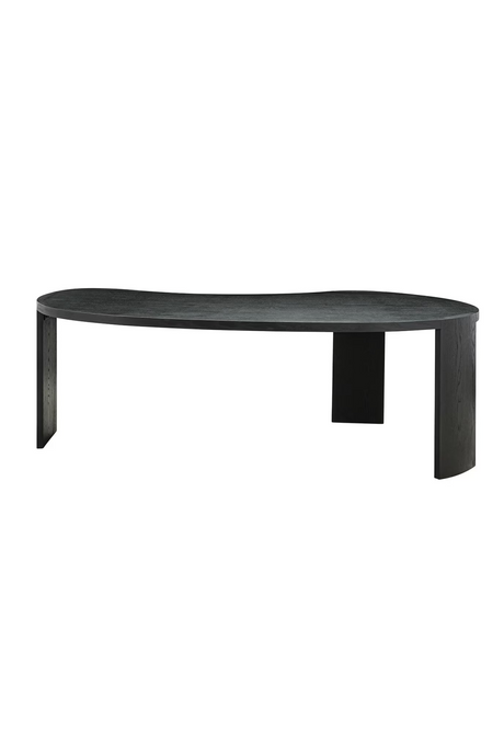 Black Organic Shape Dining Table | Richmond Interiors Navarino | Oroa.com