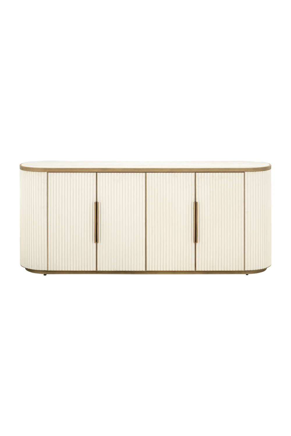 White Ceramic 4-Door Sideboard | OROA Tivoli | Oroa.com