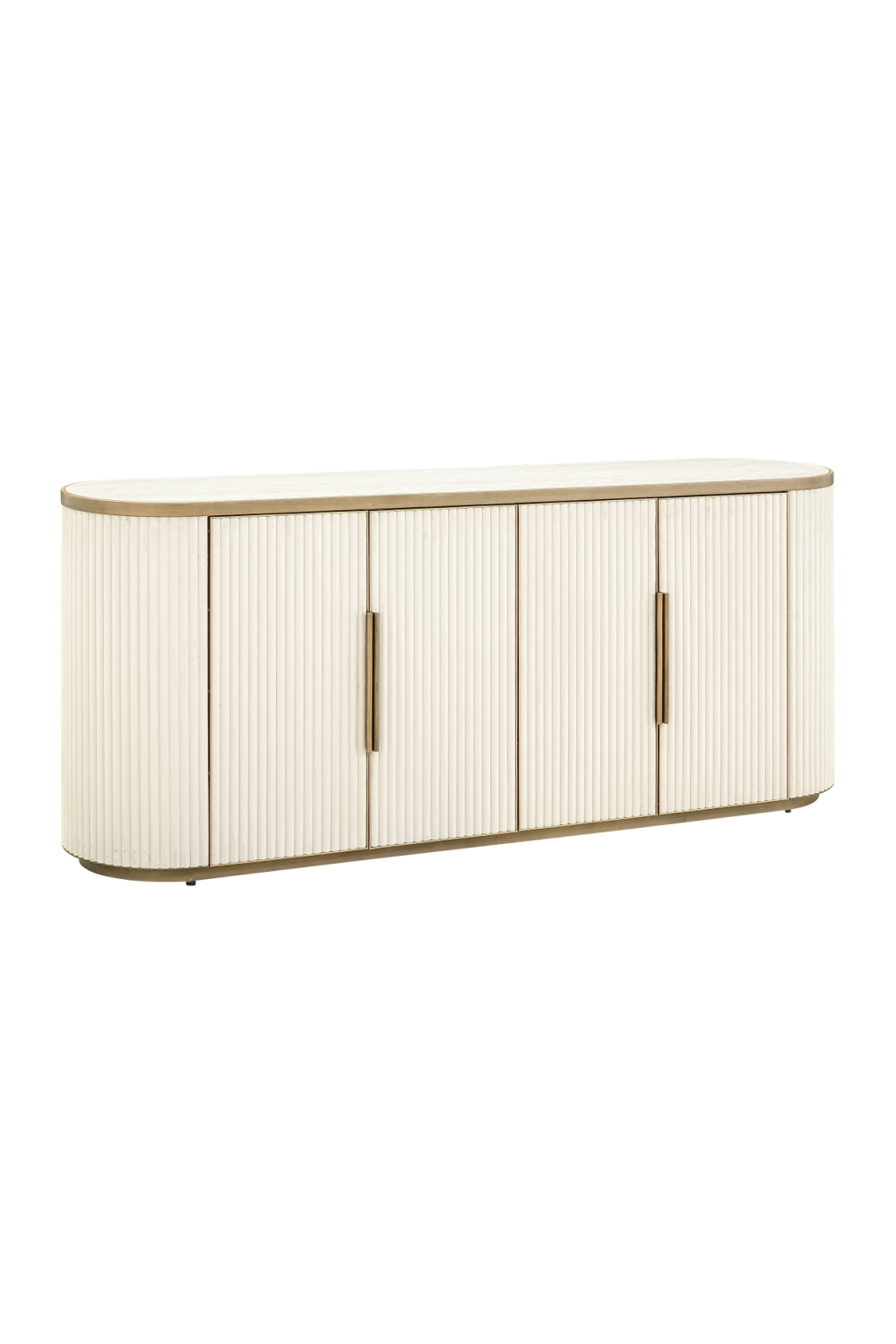 White Ceramic 4-Door Sideboard | OROA Tivoli | Oroa.com