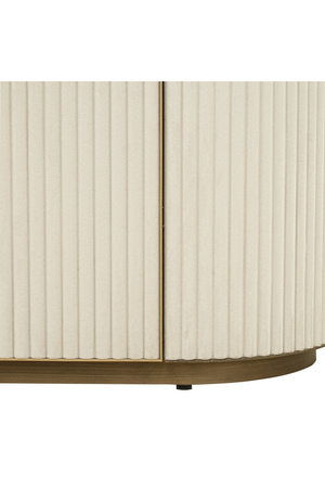 White Ceramic 4-Door Sideboard | Richmond Interiors Tivoli | Oroa.com