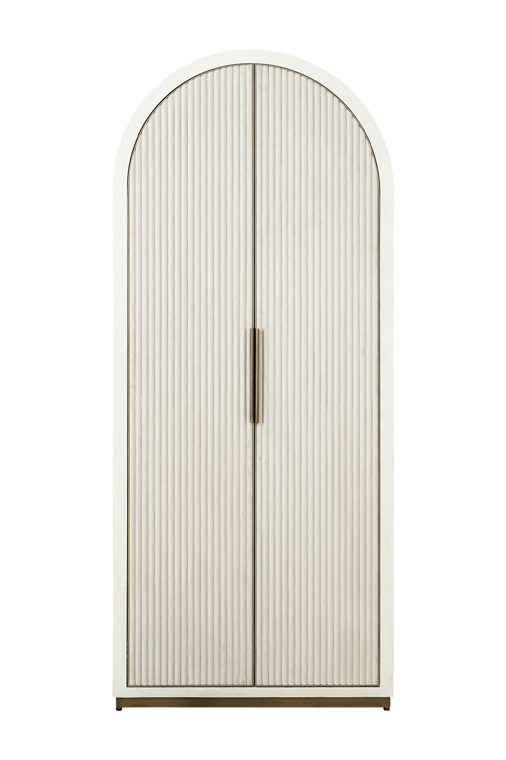 White Arched 2-Door Cabinet | OROA Tivoli | Oroa.com