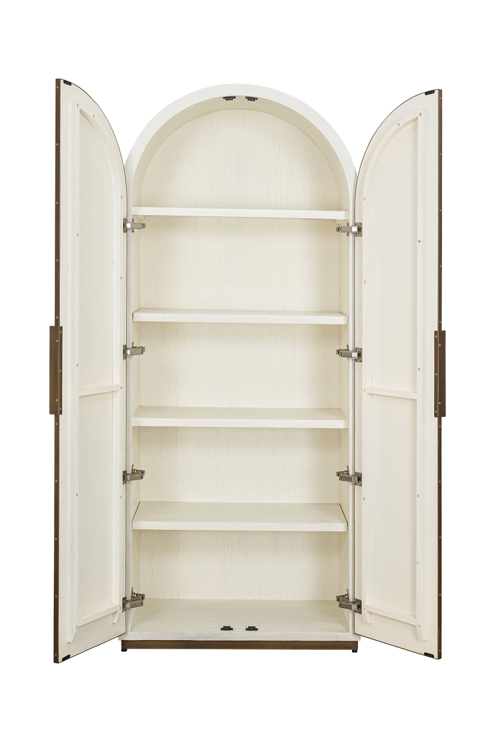 White Arched 2-Door Cabinet | OROA Tivoli | Oroa.com