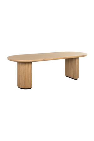 Natural Oak Oval Dining Table | Richmond Interiors Belfort | Oroa.com