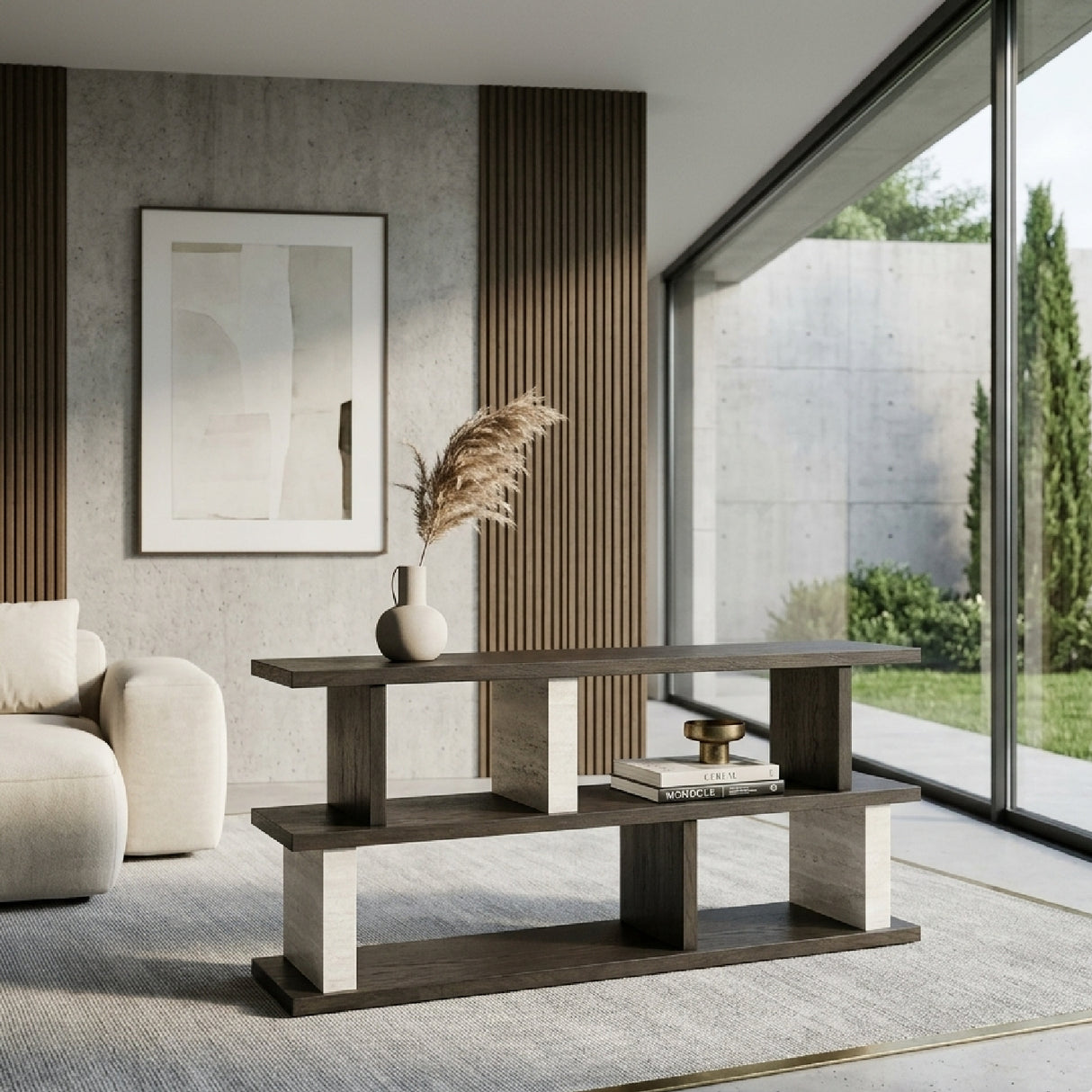   Wooden Shelf Console | Oroa.com