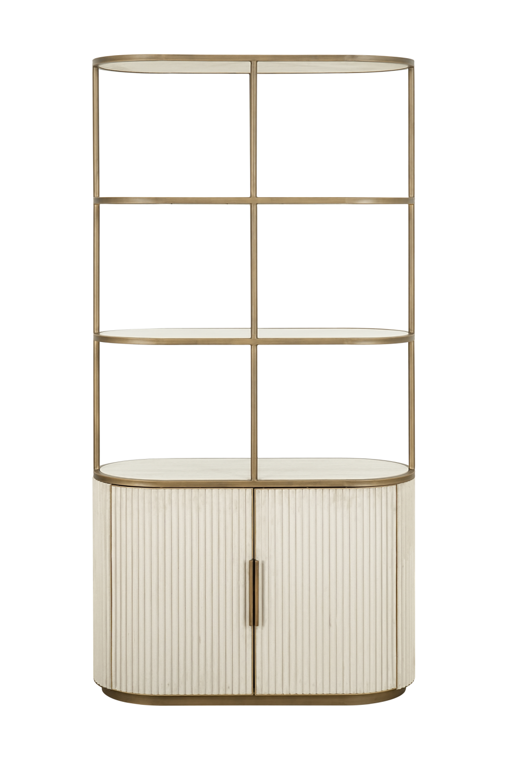 White 2-Door Display Cabinet | OROA Tivoli | Oroa.com