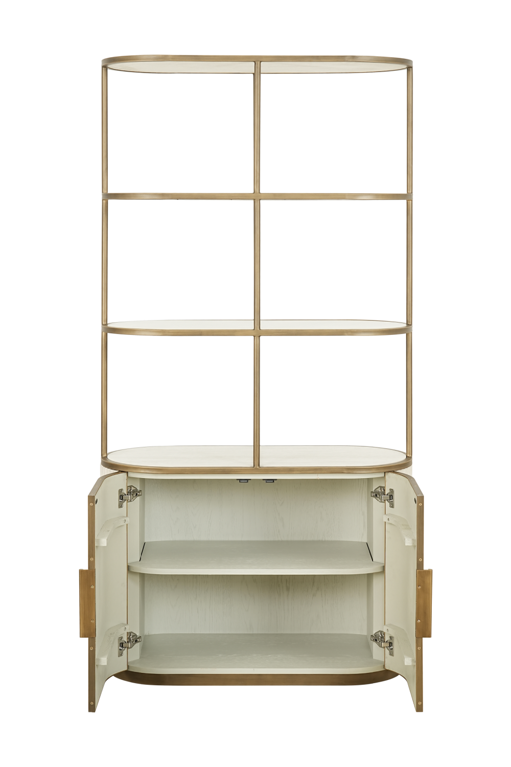 White 2-Door Display Cabinet | OROA Tivoli | Oroa.com