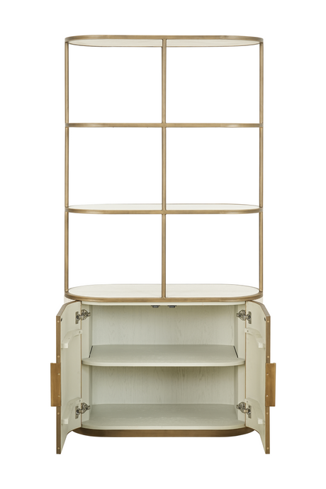 White 2-Door Display Cabinet | Richmond Interiors Tivoli | Oroa.com