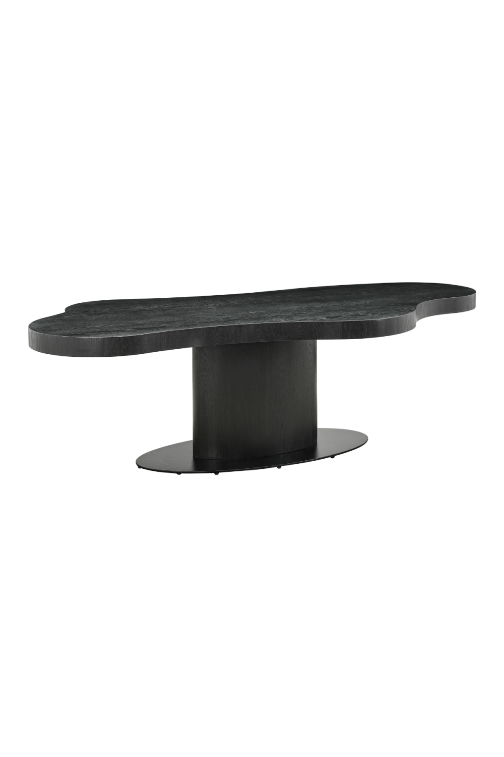 Black Organic-Shaped Dining Table | Richmond Interiors Bogor | Oroa.com