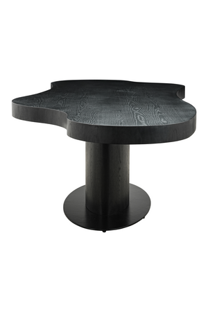 Black Organic-Shaped Dining Table | Richmond Interiors Bogor | Oroa.com