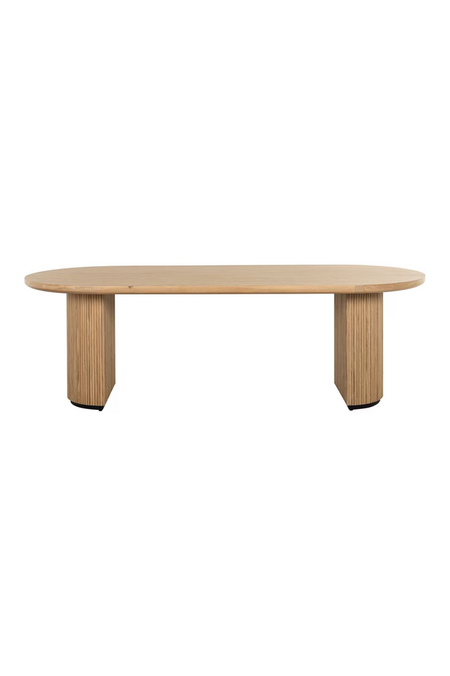 Natural Oak Oval Dining Table | Richmond Interiors Belfort | Oroa.com
