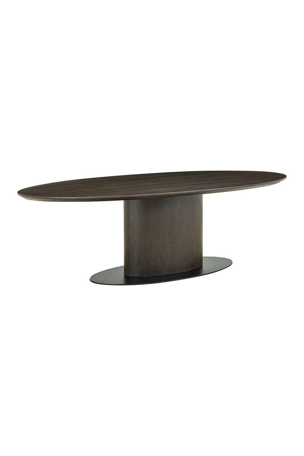 Brown Wooden Oval Dining Table | OROA Gordon | Oroatrade.com