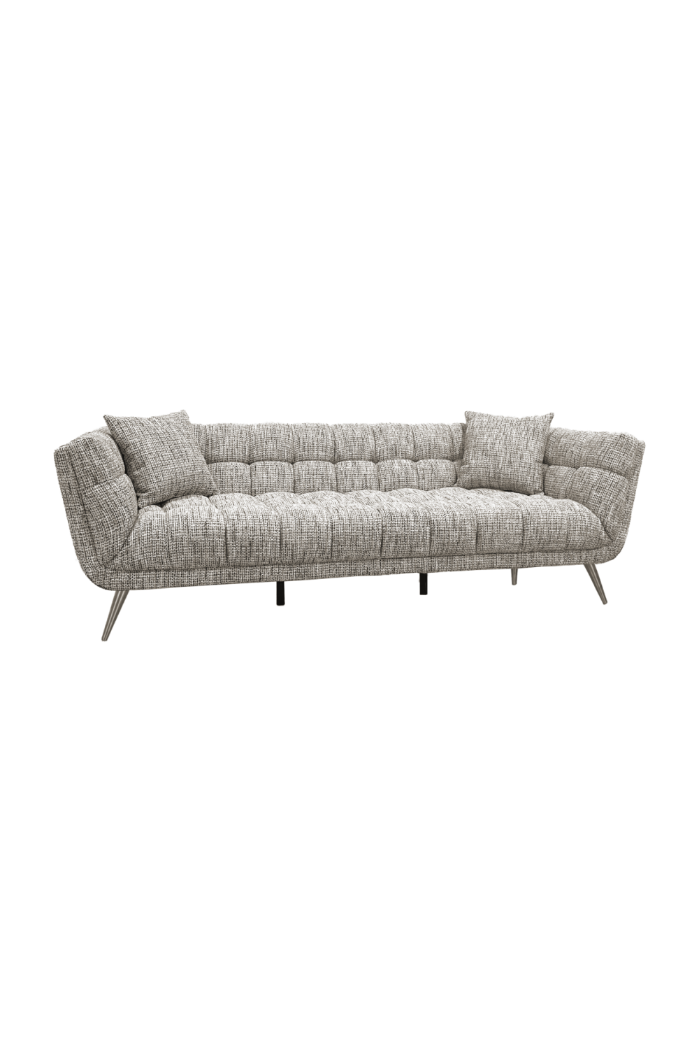 Gray Tufted Sofa | OROA Huxley | Oroa.com