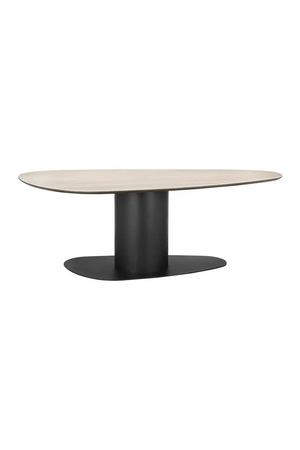 Beige Travertine Dining Table | Richmond Interiors Ritz | Oroa.com