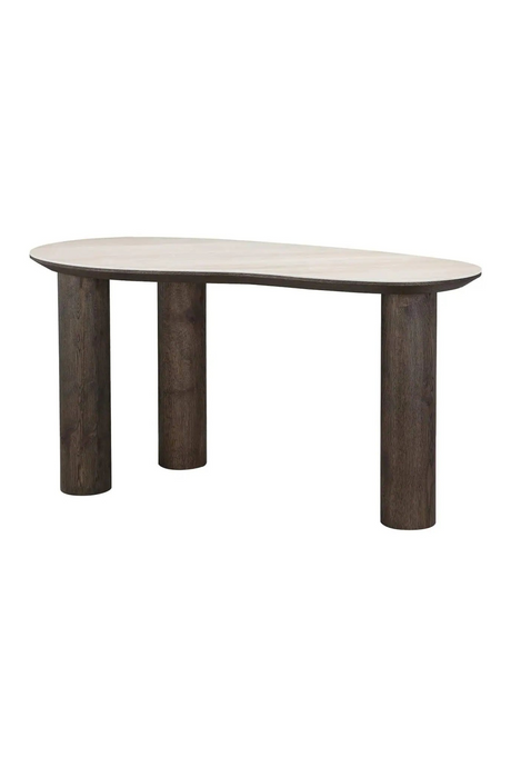 Beige Travertine Organic Desk | Richmond Interiors Ritz | Oroa.com