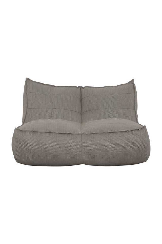 Taupe Channeled Outdoor Lounge Chair | Richmond Interiors Scoppios | Oroa.com