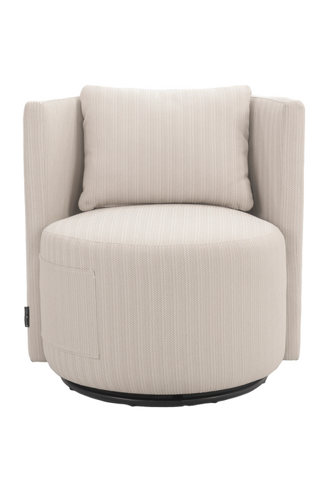 Beige Outdoor Swivel Dining Chair | Richmond Interiors Marlin | Oroa.com