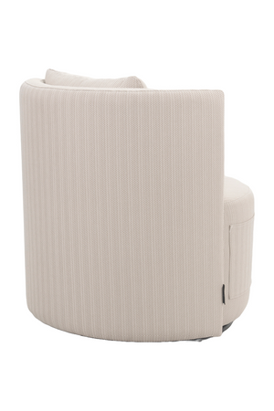 Beige Outdoor Swivel Dining Chair | Richmond Interiors Marlin | Oroa.com