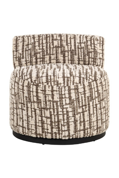 Cream Printed Accent Chair | Richmond Interiors Franny | Oroa.com