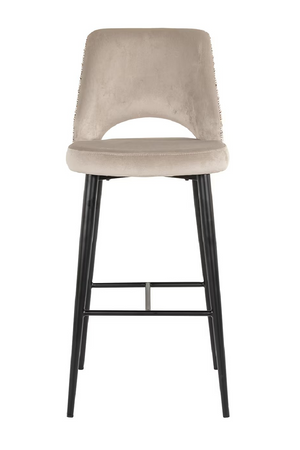 Khaki Cut-Out Bar Stool | Richmond Interiors Tabitha | Oroa.com