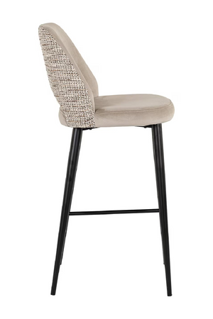 Khaki Cut-Out Bar Stool | Richmond Interiors Tabitha | Oroa.com