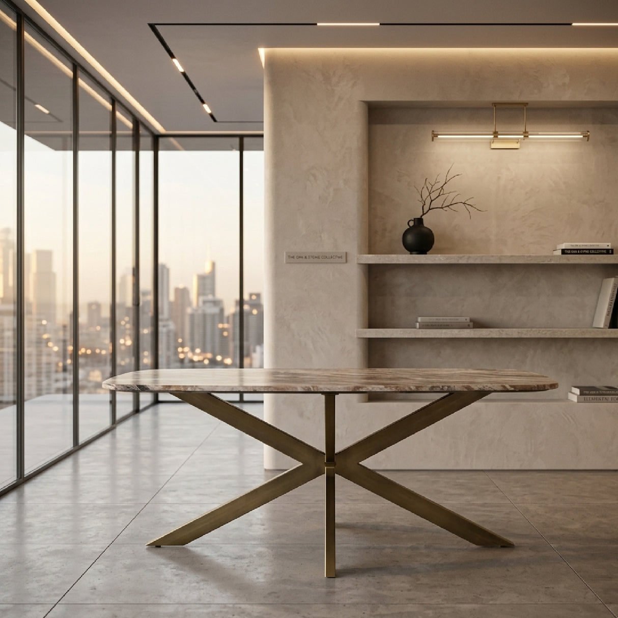   Spider Leg Marble Dining Table | Oroa.com