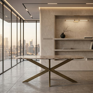   Spider Leg Marble Dining Table | Oroa.com