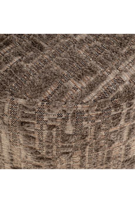 Gray Cylindrical Pouf | Richmond Interiors Lexie | Oroa.com