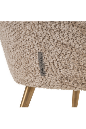 Beige Scalloped Kid's Lounge Chair | Richmond Interiors Charly | Oroa.com
