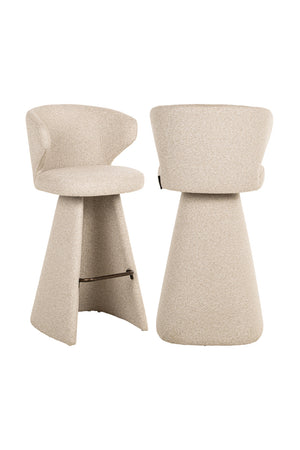   Textured Fabric Bar Stool | Oroa.com