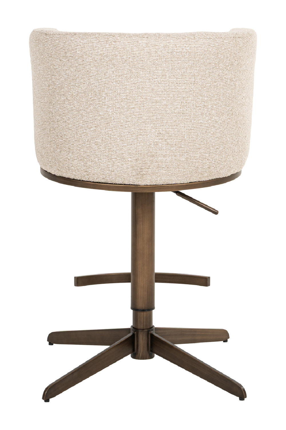   White Barrel Swivel Bar Stool | Oroa.com