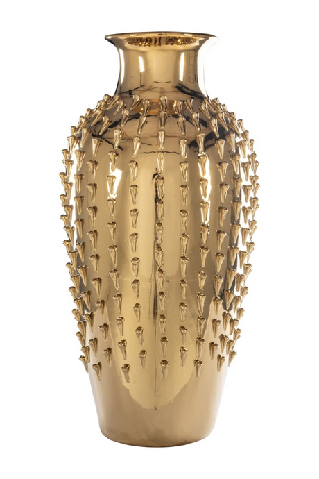Gold Stoneware Vase | Richmond Interiors Dania | Oroa.com