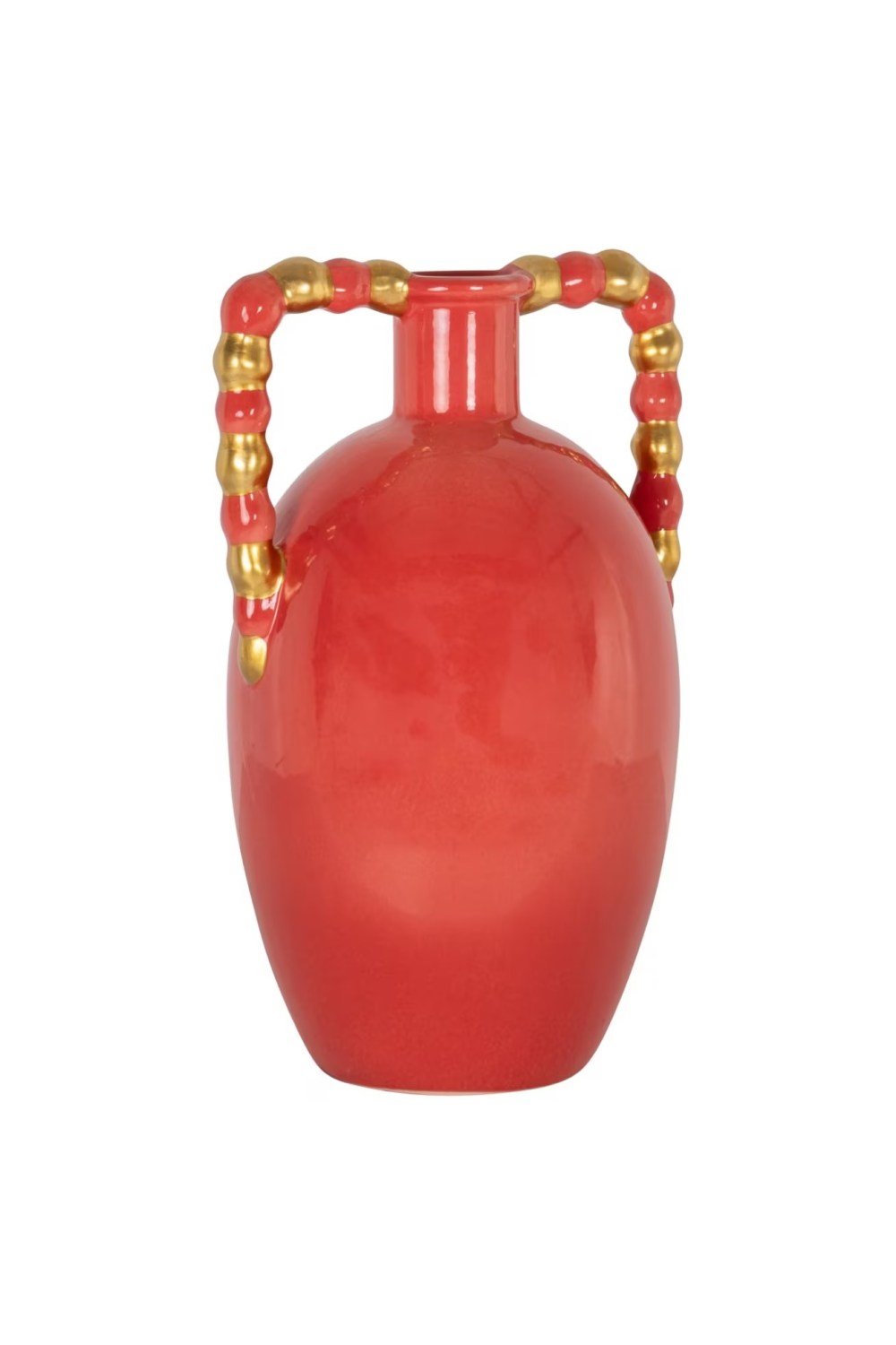 Orange Stoneware Vase | Richmond Interiors Davita | Oroa.com