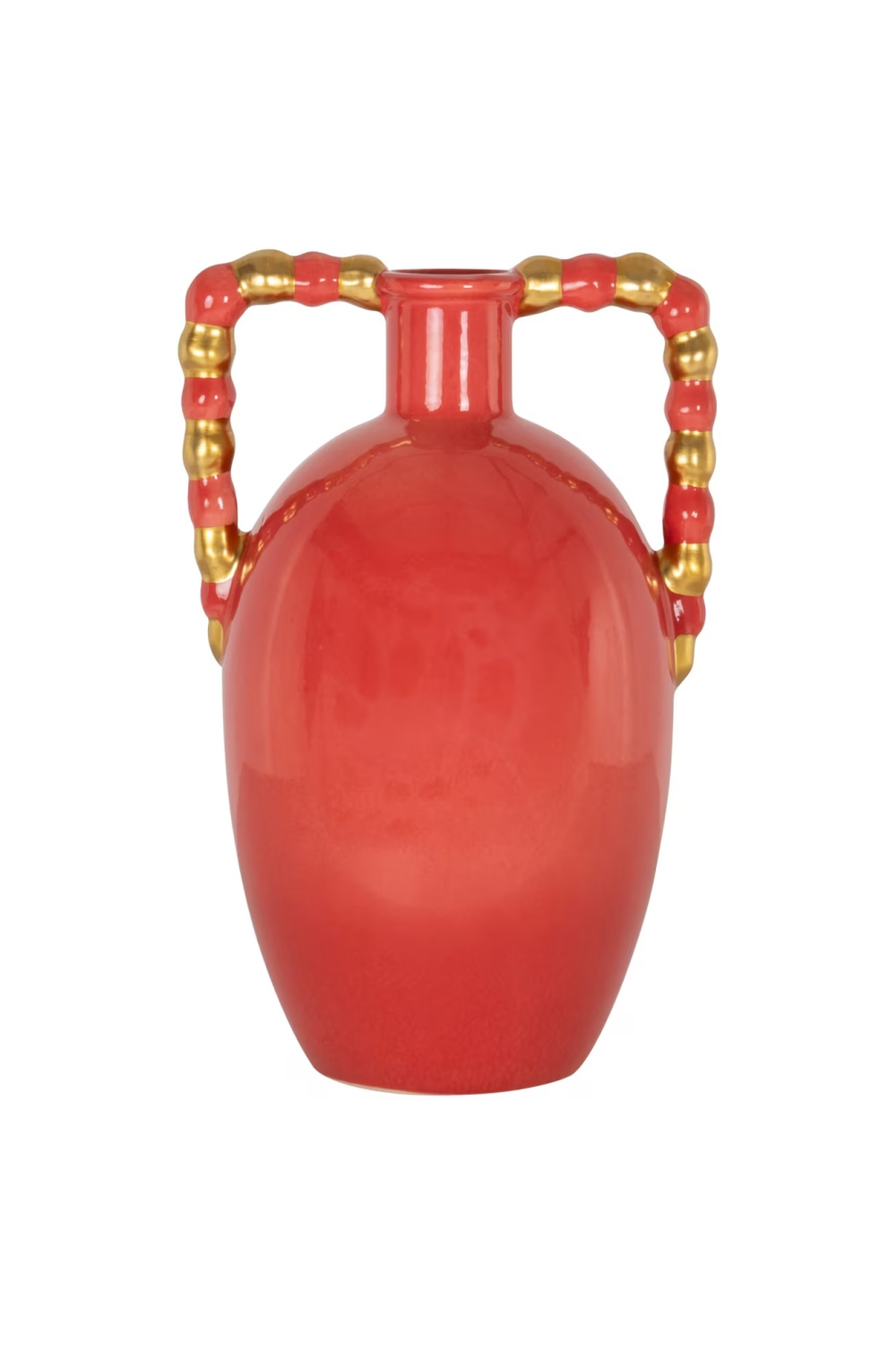 Orange Stoneware Vase | Richmond Interiors Davita | Oroa.com