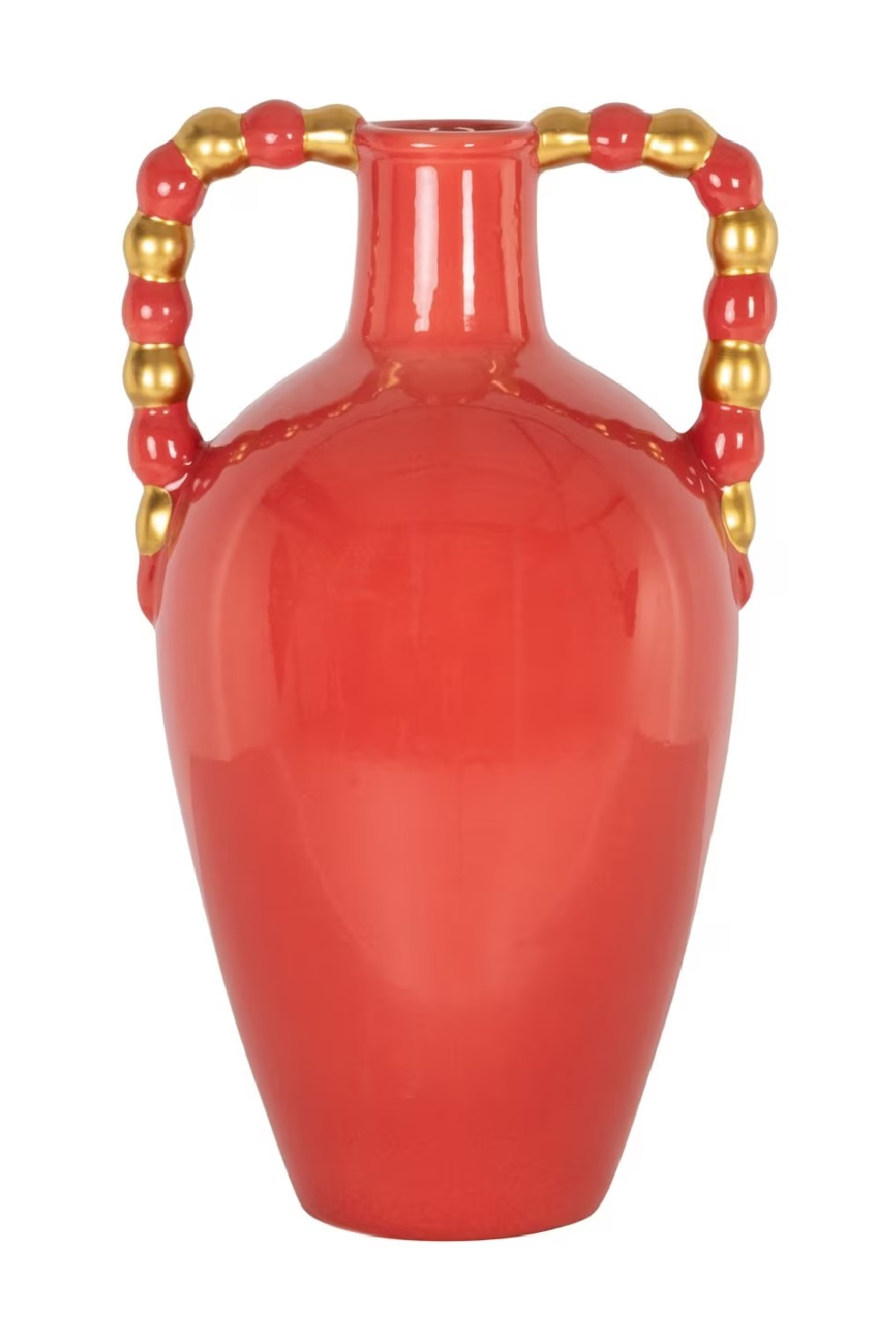 Orange Stoneware Vase | Richmond Interiors Davita | Oroa.com