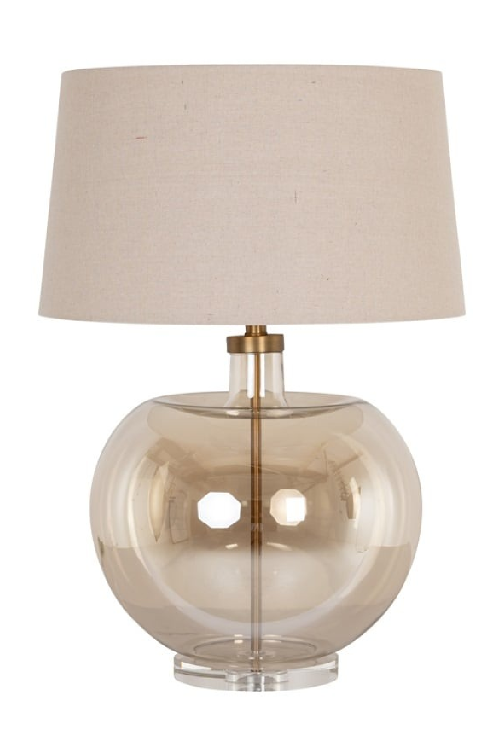 Amber Glass Table Lamp | Richmond Interiors Jazzy | Oroa.com