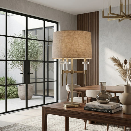   Brushed Gold Table Lamp | Oroa.com