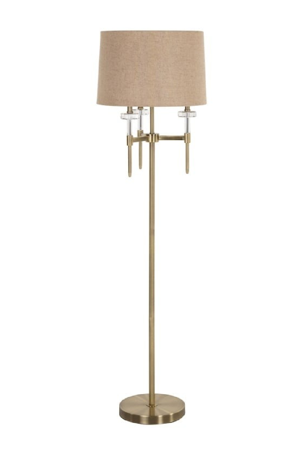 Brushed Gold Floor Lamp | Richmond Interiors Josie | Oroa.com