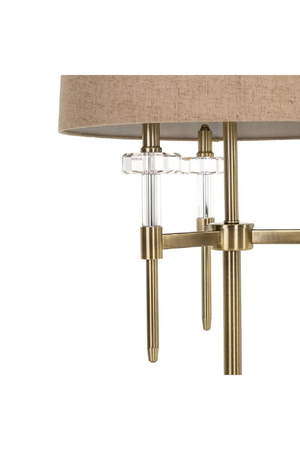 Brushed Gold Floor Lamp | Richmond Interiors Josie | Oroa.com
