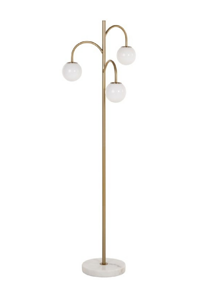 Triple Glass Spheres Floor Lamp | Richmond Interiors Janou | Oroa.com