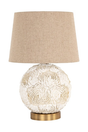 White Shell Table Lamp | Richmond Interiors Jamie | Oroa.com