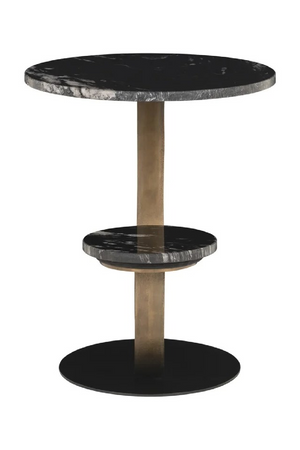 Brushed Gold Base End Table | Richmond Interiors Sia | Oroa.com