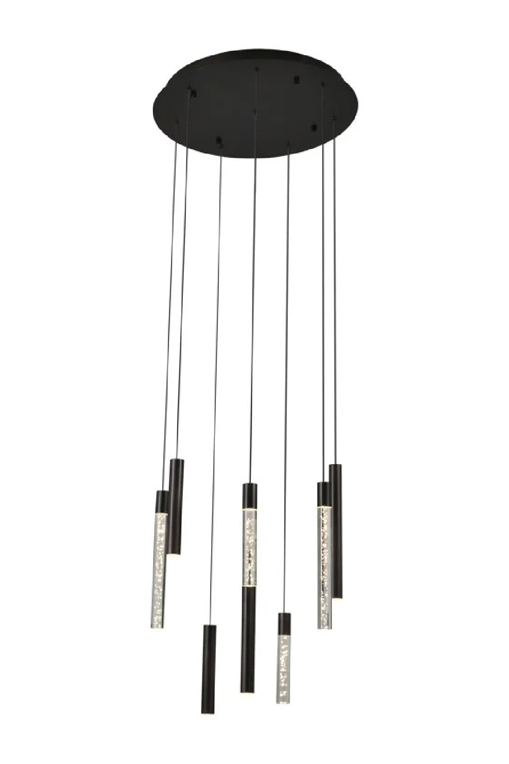 8 Tubular Lamps Chandelier | Richmond Interiors Oxley | Oroa.com