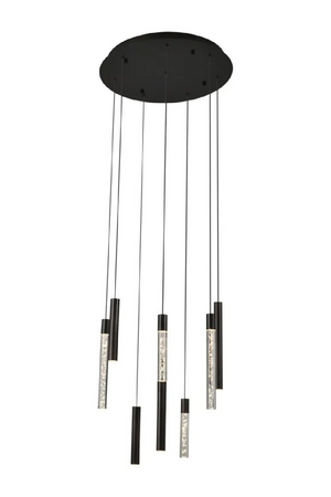 8 Tubular Lamps Chandelier | Richmond Interiors Oxley | Oroa.com