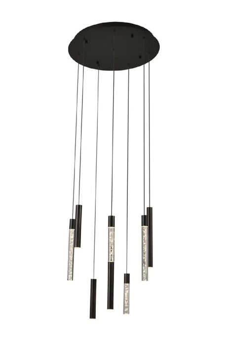8 Tubular Lamps Chandelier | Richmond Interiors Oxley | Oroa.com