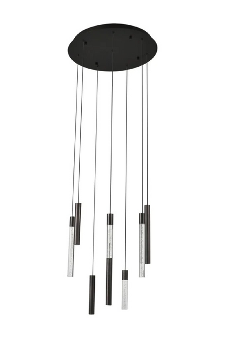 8 Tubular Lamps Chandelier | Richmond Interiors Oxley | Oroa.com