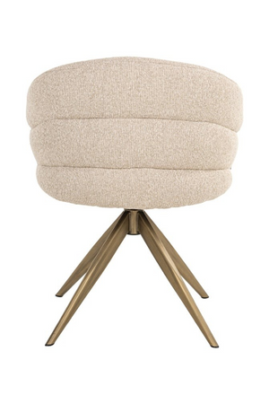 Cream Upholstered Swivel Chair | Richmond Interiors Zendaya | Oroa.com